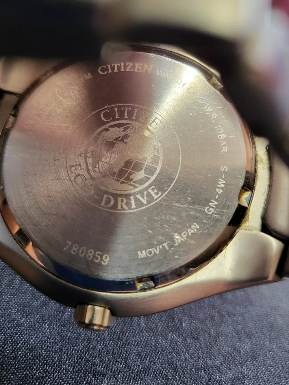 Citizen Eco-Drive Titanium Men's Watch - Blue Dial - GN-4W-S, SERIAL 780859